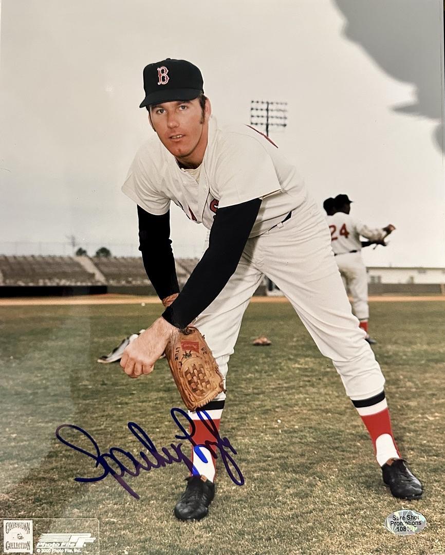 Sparky Lyle (Red Sox) signed 8x10 Sureshot COA